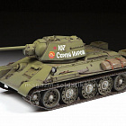 Сборная модель из пластика Советский средний танк Т-34/76 обр. 1942 г.