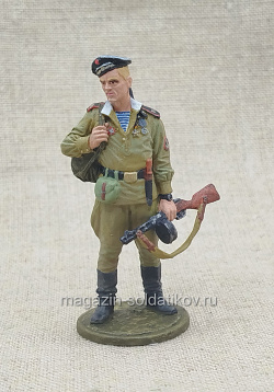 Советский морской пехотинец 1943-45 гг., 54мм, Soldanir (QF0549) (QF0549)