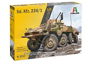 Сборная модель из пластика Бронеавтомобиль Sd.Kfz. 234/1 (1/35) Italeri - фото