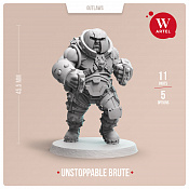 Сборные фигуры из смолы Unstoppable Brute, 28 мм, Артель авторской миниатюры «W» - фото