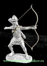 Миниатюра из металла Греческий лучник, 54 мм, Магазин Солдатики - фото