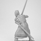 Сборная миниатюра из смолы Китайский воин 75 мм, Солдатики Публия