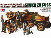 35151 Немецкий полугусеничный бронетранспортер Sd.Kfz.251/1 Ausf.D Stuka Zu Fuss (1:35) Tamiya