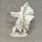 Сборная миниатюра из смолы Индейский вождь с луком 1/24 Alex-Moscow (AM228) (AM228)