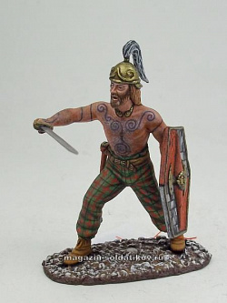 Миниатюра в росписи Кельтский воин, 54 мм