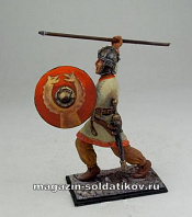 Миниатюра в росписи Легионер V век н.э, 54 мм - фото