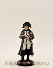 Миниатюра из олова Император Наполеон I Бонапарт. Франция, 1807-15 год, 54 мм, Студия Большой полк - фото