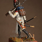 Сборная фигура из смолы SM 5407 Сапёр голландских гренадёров Старой Гвардии. Франция 1812 года, 54 мм, SOGA miniatures
