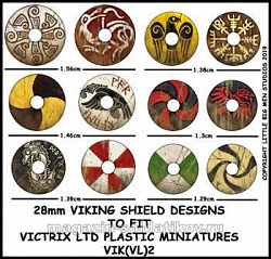 Декали на щиты викингов, 28 мм, Victrix (VIK(VL)2) (VIK(VL)2)
