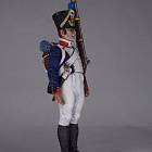 Миниатюра в росписи Фузилёр 61-го линейного полка. Франция, 1812-14 гг, 1:32, Сибирский партизан (СП050) (СП050)