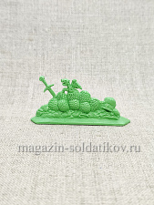 Солдатики из пластика Дракон маленький (смола, зеленый, 54 мм) Воины и битвы - фото