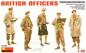 Сборные фигуры из пластика Британские офицеры. MiniArt (1/35) - фото