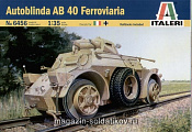 Сборная модель из пластика ИТ Автомобиль Autoblinda AB 40, (1/35) Italeri - фото