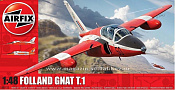 Сборная модель из пластика А Самолет Folland Gnat, Британия (1:48) Airfix - фото
