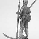 Миниатюра из олова 551 РТ Датский лыжник-егерь, 1808 год., 54 мм, Ратник (551-РТ) (551-РТ)