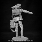 Сборная миниатюра из смолы Баварский пехотный барабанщик, 54 мм, Altores Studio (F-54-133) (F-54-133)