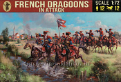 253 French Dragoons in Attack (1/72) Strelets