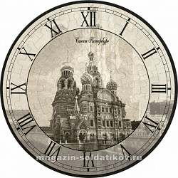 Сборная пазл-игрушка Часы «Спас» (с часовым мех.) Умбум (126 19) (126 19)