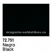 72751 Черный Vallejo