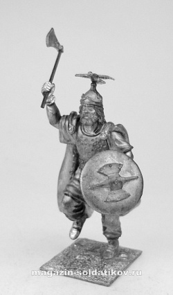 Миниатюра из металла Кельтский знатный воин, 54 мм, Магазин Солдатики