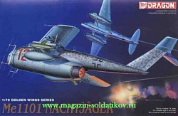 Сборная модель из пластика Д Самолет Messerschmitt Me 1101 Nachtjager (1/72) Dragon