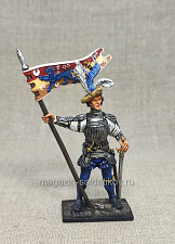 Миниатюра из олова Капитан ландскнехтов, 54 мм, Студия Большой полк - фото