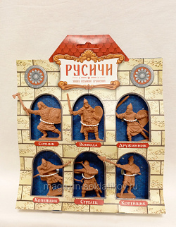 Солдатики из пластика Игровой набор «Русичи», Биплант (12067) (12067)