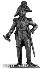 Миниатюра из олова 249. Генерал Д.С. Дохтуров. Россия, 1812 г. EK Castings - фото