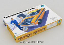 Сборная модель из пластика Автомобиль Фокон Спринт'64, 1:25, Трумпетер