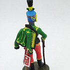 Вахмистр 4-го гусарского полка Гессен-Гомбурга. Австрия 1805-15 гг., 54 мм, Soldanir (QF0430) (QF0430)