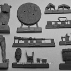 Сборная миниатюра из смолы Рядовой элитных рот драгунских полков, Франция 1804-07, 54 мм, Chronos miniatures (CHM-54188(M)) (CHM-54188(M))