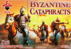 Солдатики из пластика Byzantine Cataphracts. Set2 (1/72) Red Box (RB72154) (RB72154)