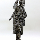 Миниатюра из олова WW2-12 Старший сержант - артиллерист, командир орудия, 1943-45 гг. EK Castings