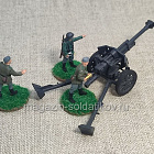 Немецкая гаубица 1/72 (3 фиг.) (Q530-091) (Q530-091)