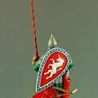 Сборная миниатюра из металла Киевский дружинник XI-XII вв, 1:30, Оловянный парад