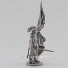 Сборная миниатюра из смолы Знаменосец, 28 мм, Аванпост