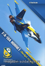 Сборная модель из пластика Самолет F/A-18A «Голубые ангелы» 1:72 Академия - фото