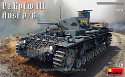 Сборная модель из пластика Средний танк Pz.Kpfw.III Ausf. D/B, MiniArt (1/35)