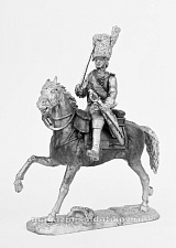 Миниатюра из олова К05 РТ Французский конный гренадер, 54 мм, Ратник - фото