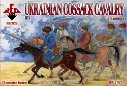 Солдатики из пластика Украинские казаки, кавалерия XVI век, набор №1 (1/72) Red Box