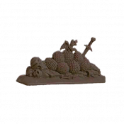 Солдатики из пластика Гнездо, 54 мм (шоколадный), Воины и битвы - фото