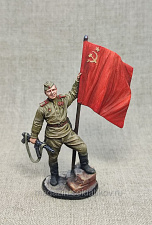 Миниатюра из олова Победа!, 54 мм, Большой полк - фото