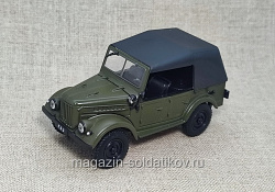 Советский внедорожник ГАЗ-69А, Автолегенды СССР №59, 1:43, DeAgostini (307-193) (307-193)