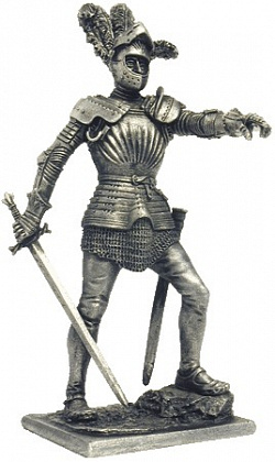 Миниатюра из металла 164. Немецкий рыцарь, XV в. EK Castings