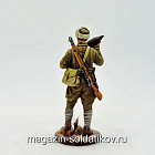 Красноармеец минометчик с миной 120 мм. 1941-43 гг., 54 мм, Студия Большой полк