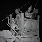 Сборная миниатюра из смолы Боевой слон царя Пирра, 54 мм, TRILOKA miniatures (TLK-54-001) (TLK-54-001)