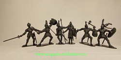 Солдатики из пластика Рыцари, набор 6 шт., 1:32, АРК моделc