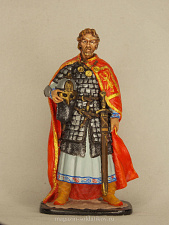 Миниатюра в росписи Русский князь Александр Ярославович Невский (1220-1263 гг.) 1:32, Сибирский партизан. - фото