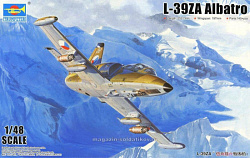 Сборная модель из пластика Самолет L-39ZA Albatros 1:48 Трумпетер