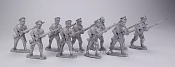Фигурки из металла Чешский легион, пехота, 28 мм, набор из 10 фигур - фото